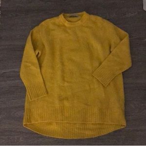 Oversized Bright Yellow Sweater